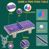 Picture of Tabletop Multi Game Table - Portable Mini Table Football/Soccer Game + Air Hockey + Pool/Billiards + Table Tennis/Ping Pong, Arcade Game Table for Kids Educational Toy, for Game Rooms, Family