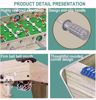 Picture of Tabletop Multi Game Table - Portable Mini Table Football/Soccer Game + Air Hockey + Pool/Billiards + Table Tennis/Ping Pong, Arcade Game Table for Kids Educational Toy, for Game Rooms, Family