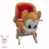 Picture of soft rocking chair for children on wooden runners,