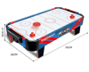 Picture of Wooden Go Hockey Table with Double Players Battle Hockey Table for Kids and Adults Hockey Table Game