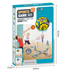 Picture of 2 in 1 Indoor Outdoor Sports Hoop Toss Game Mini Basketball Game Set Toy for Kids