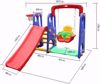 Picture of Toddler Slide Set, 3 in 1 Slide Set with Basketball Hoop, Simple Climbing Ladders, Indoor Backyard for Kids (Size: A)