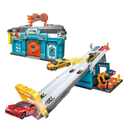 Picture of *Deformed city set, ejection track, car racing, parking lot, railway construction, traffic toys