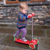 Picture of #evo scooter for children from Light Up Move in Groove | Three wheel scooter | Tiltable and swivel with illuminated wheels Push scooter for children aged two years and above