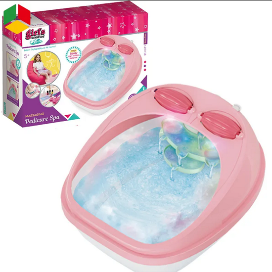 Picture of New Educational Children Spa Toys Running Water Spray Magical Water Beads Soothing Pedicure Foot Massager Spa Kit Toys