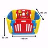 Picture of #New Standard Play Yard for Kids Room (Blue-Red-Yellow)