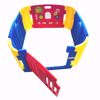 Picture of #New Standard Play Yard for Kids Room (Blue-Red-Yellow)