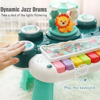 Picture of High Quality Multifunctional Animal Musical Instrument 3 in 1 Piano Toy with Electronic Organ Luminous Toys for Children Early Education