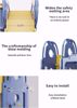 Picture of Sightoys Kids Toddlers Indoor Outdoor Rock Climbing Free Standing Slide Playset with Extra Long Slides and Retractable Basketball Hoops..