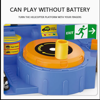 Picture of Car Garage Playset Vehicles Building Blocks Parking Lot and Race Tracks for Boys 6 Random Cars Durable Garage Playset for Boys Car Parking Lot Toy