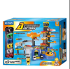 Picture of Car Garage Playset Vehicles Building Blocks Parking Lot and Race Tracks for Boys 6 Random Cars Durable Garage Playset for Boys Car Parking Lot Toy