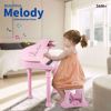 Picture of -/Yupant Kids Piano Toy Pink Piano for Girls Birthday Gift 2 3 4 5 Years Old Children 2 3 4 5 Years Old Multifunctional Piano Toy 31 Keys