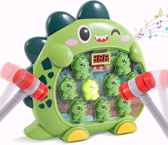 Picture of 3/Starboni Dinosaur Firmament Toy for Toddlers with 2 Hammers, Dinosaur Knocking Toy, for Ages 3 4 5 6 7 Years Old