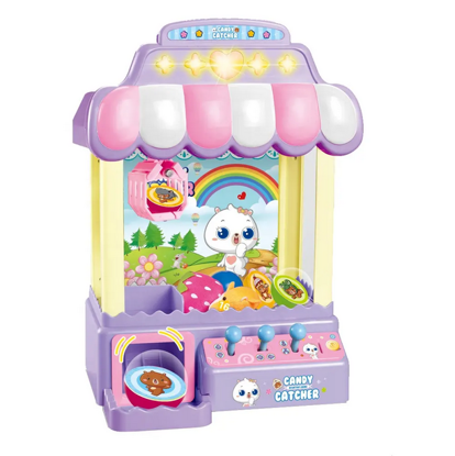 Picture of 3/ WS5357-1/-2 Mini Claw Machine Game Candy Grabber Prize Dispenser Vending Machine Game Grabber Arcade Game For Kids