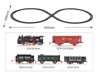 Picture of 7/ New DIY Electric Trains, Urban Smoke Rail Simulation Scene, Mini Railway Train Toys