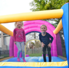 Picture of 14/26 Inflatable Rainbow Castle Little Pony Slide Portable Children Family Playground with Lights and Sound Interaction