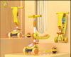 Picture of 14/ Cheap kids scooter from china factory with seat/3 wheel scooter for kids/kids foot scooters for sale