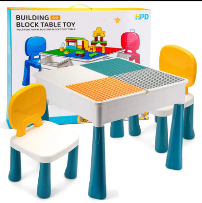 Picture of 25/ Plastic DIY Assembly Educational Learning Toys Building Blocks Table Sets for Kids