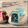 Picture of  New Design Birthday Gift Girls Pink Color 6V 360 Rotation Ride on Car Kids Electric Bumper Car