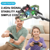 Picture of 104/6 Channel RC Fighter Jet Foam Plane Toy with Light, EPP Remote Control Airplane Model for Kids