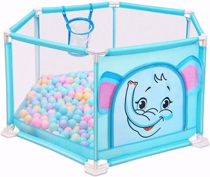 Picture of Protection Baby Fence Baby Playpen Indoor & Outdoor Play Space Portable Versatile Play Space Kids Room Decor For Children 3 To 36 Months size