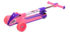 Picture of 202/Kick Scooter with Music and Light in the Shape of a Car, Pink, Multi-Colored, Number of Wheels: 3
