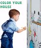 Picture of OAOEYE Kids 3D Cardboard Doodle Playhouse, Cardboard Playhouse and Craft Activity for Kids, for Coloring and Pretended Play, DIY Educational Craft Activity...