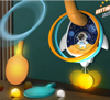 Picture of 246/ Small Luminous Cartoon Table Tennis Ball for Kids Indoor and Outdoor, Tennis Robot, Kids Bat Training Machine