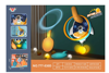 Picture of 246/ Small Luminous Cartoon Table Tennis Ball for Kids Indoor and Outdoor, Tennis Robot, Kids Bat Training Machine