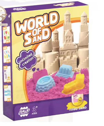 Picture of 251/ Wholesale DIY Magic Educational Toy Non-Toxic Sand 1 Plastic Space Sand with Mold for Kids