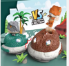 Picture of 253/ DWI 2 Pack Remote Control Bumper Car Battle Game Set Dinosaur Toys for Kids Christmas Gifts Toys for