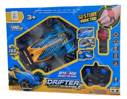 Picture of 258/ Best Selling G roc Stunt Car for Kids ABS Jet Spray Side Drift LED Lights Handheld RC Car Toy