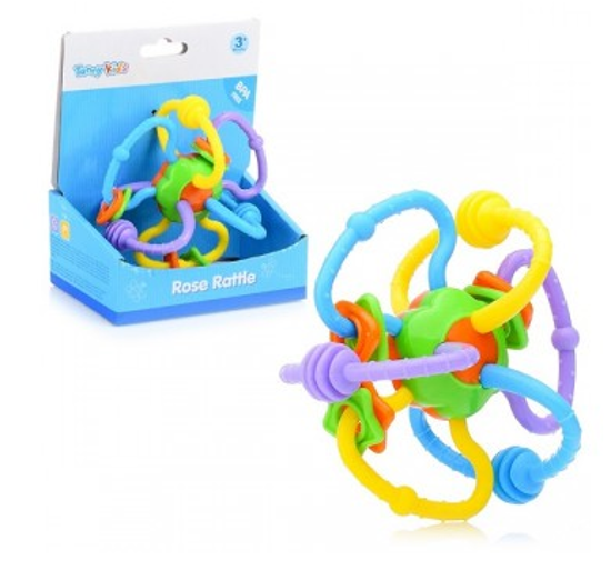 Picture of 284/Tani - Rose-shaped rattle toy