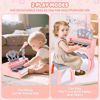 Picture of Digital piano keyboard for girls with stand, microphone, seat, recording and playback function, 25 keys, 22 demos and 6 rhythms from Diao, electronic music piano...