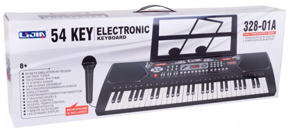 صورة 308/لوحة مفاتيح أورغن ليجين، ميكروفون، 54 مفتاحًا، مزود طاقة