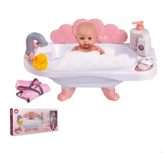 Picture of 342/Wonderlong - Wonderlong Doll Set with Baby Bathtub