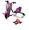 Picture of 355/High-Power 36V 360° Drifting Electric Scooter for Kids and Adults - Adjustable Frame with Bluetooth and Safety Gear, 3 Speed ​​Modes, 250W Brushless Motor, 8-15 km/h with 80 kg Load Capacity, Exclusive Nun Series - Purple