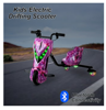 Picture of 355/High-Power 36V 360° Drifting Electric Scooter for Kids and Adults - Adjustable Frame with Bluetooth and Safety Gear, 3 Speed ​​Modes, 250W Brushless Motor, 8-15 km/h with 80 kg Load Capacity, Exclusive Nun Series - Purple