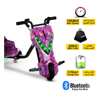 Picture of 355/High-Power 36V 360° Drifting Electric Scooter for Kids and Adults - Adjustable Frame with Bluetooth and Safety Gear, 3 Speed ​​Modes, 250W Brushless Motor, 8-15 km/h with 80 kg Load Capacity, Exclusive Nun Series - Purple