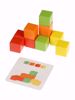 صورة 356/مجموعة مكعبات خشبية ملونة للأطفال، 60 قطعة