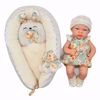 Picture of 359/Realistic Baby Doll with Mattress 8829-1, 31 cm