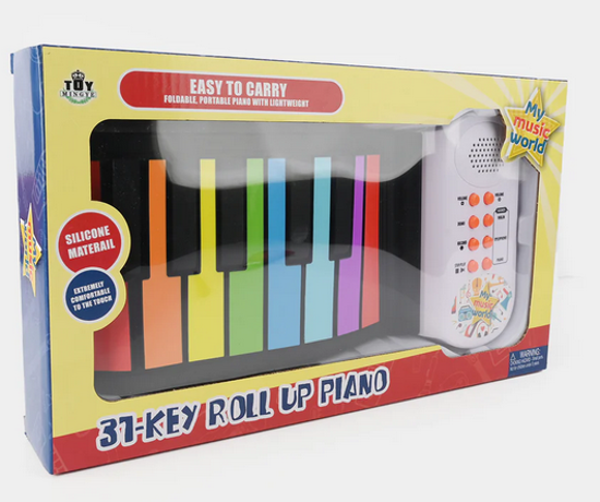 Picture of 31-Key Roll Up Piano | Portable & Fun Musical Learning for Kids 