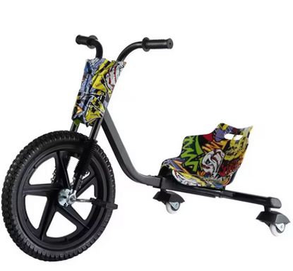 Picture of 377/ Three-wheeled baby stroller for balancing and drifting without a motor, with pedal and flashing wheel