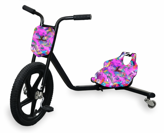 Picture of 377/ Three-wheeled baby stroller for balancing and drifting without a motor, with pedal and flashing wheel