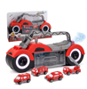 Picture of  Top Selling Portable Plastic Kids Motorcycle Storage Box 4 Themes Alloy Light Music Vehicle Toys for Boys and Car Toyswholesale 