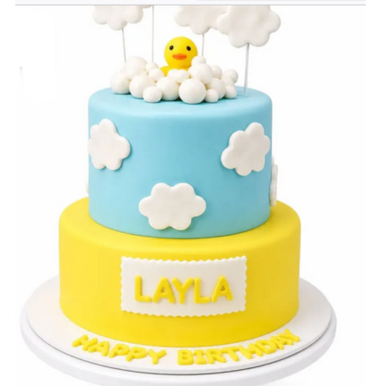 Picture of Double duck yellow cake 8inch