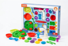 Picture of  Keylucker DIY Clay Creation Dessert Salon – 29-Piece Modeling Dough Ice Cream & Cake Maker Station with 6 Vibrant Colors, Extruder Machine, and Play Sundae Dinnerware