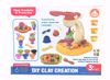 Picture of  Keylucker DIY Clay Creation Dessert Salon – 29-Piece Modeling Dough Ice Cream & Cake Maker Station with 6 Vibrant Colors, Extruder Machine, and Play Sundae Dinnerware