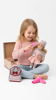 Picture of Cufan 6641 doll set, plastic, 35 cm