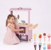 Picture of  HONEY JOY Kids Ice Cream Cart & Shop, Wooden Grocery Store w/Play Food, Vending Machine, Ice Cream Maker, Screen, Dessert Display Stand, Truck - Gift for Boys & Girls (Pink) 